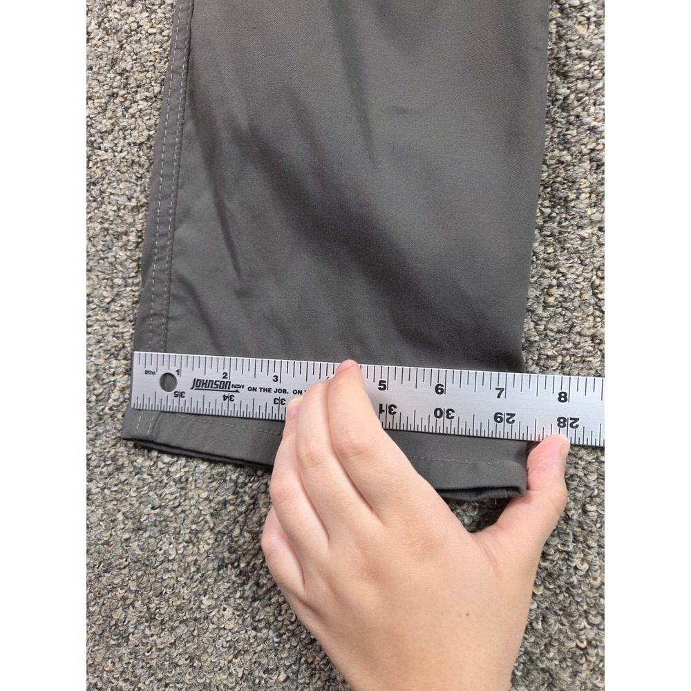 Wrangler Outdoor Pants Mens 30x30 Gray Hiking Camping Casual Cotton Blend - Picture 10 of 12
